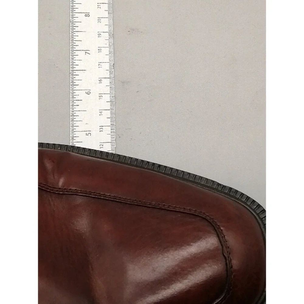 Stacy Adams Mens Oxfords Brown Leather Lace Up Dress Shoe Round Toe 12
